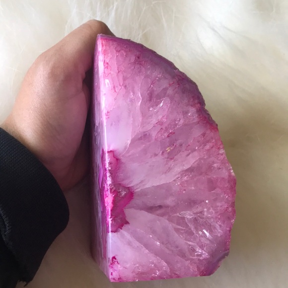 Beautiful crystal agate geode - Picture 3 of 5